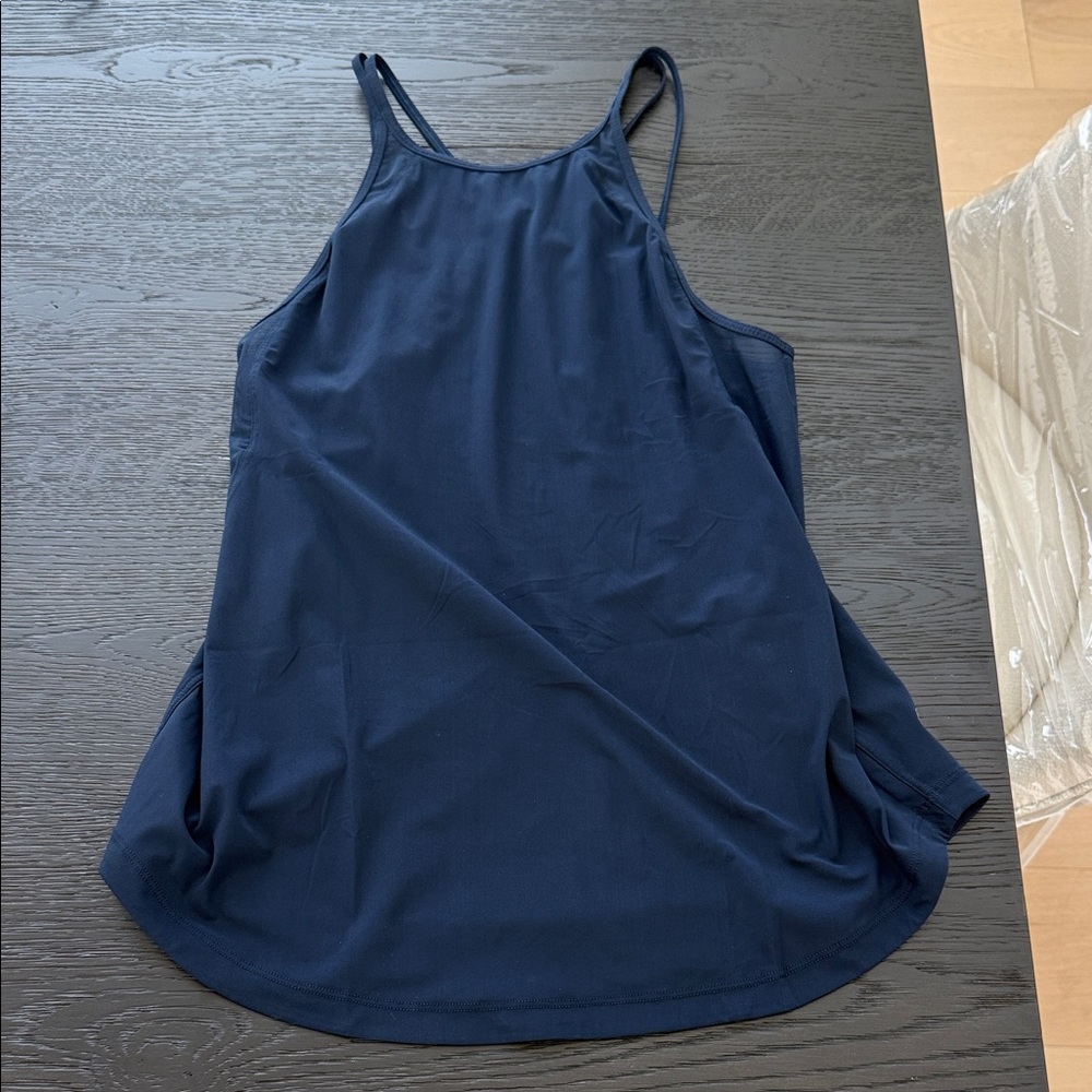 Navy Blue Lululemon Tank Top - High neck